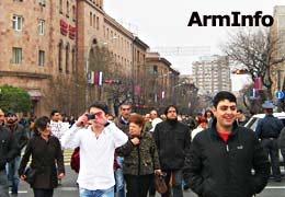 Two actions of protest simultaneously held in Yerevan