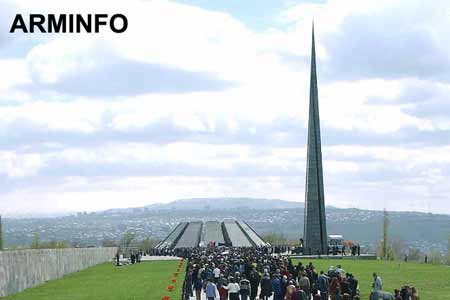 24 апреля до 11.00 будет закрыт вход в мемориальный комплекс Геноцида армян