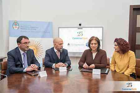 Converse Bank will fund the works connected with opening of the Argentine Center