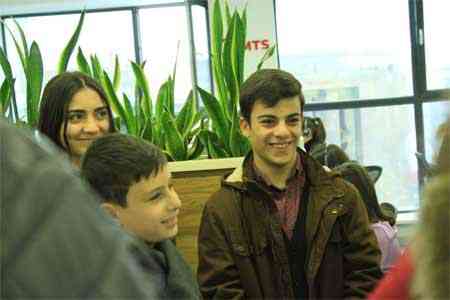 Open Doors day in VivaCell-MTS for UNICEF program stakeholder children