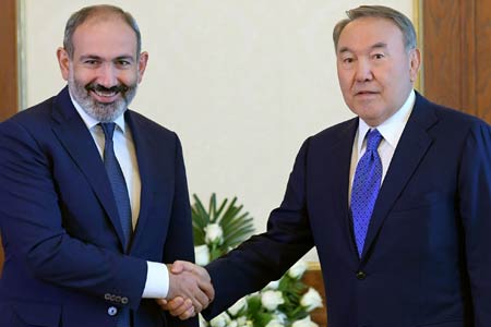 Նիկոլ Փաշինյանը՝ Նուրսուլթան Նազարբաևի հետ հանդիպմանը. Մենք շատ ջերմ, լավ հարաբերություններ ունենք, դրանում Ձեր անձնական ավանդը շատ մեծ է