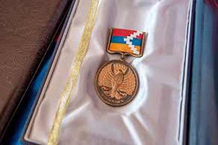 By Harutyunyan`s decree, posthumously medals "For Courage" were awarded to a number of Artsakh police officers
