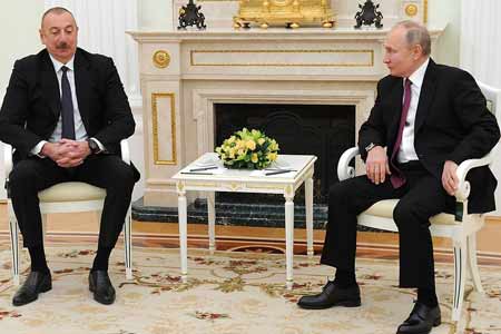 Путин и Алиев подтвердили обоюдный настрой на дальнейшее расширение взаимовыгодного сотрудничества