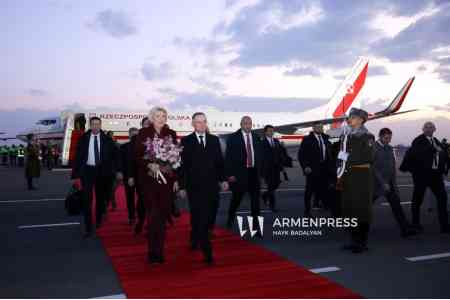 Polish president arriving in Armenia for official visit 