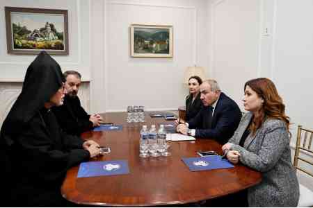 Armenia`s premier meets with Chairman of the Commission on Relations between World Council of Churches and Vatican in Washington