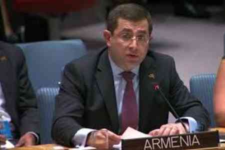 Постпред Армении: Этническая чистка армян из Нагорного Карабаха продемонстрировала полное пренебрежение универсальными правами человека