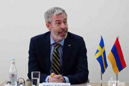 RA FM holds farewell meeting with Swedish ambassador to Armenia