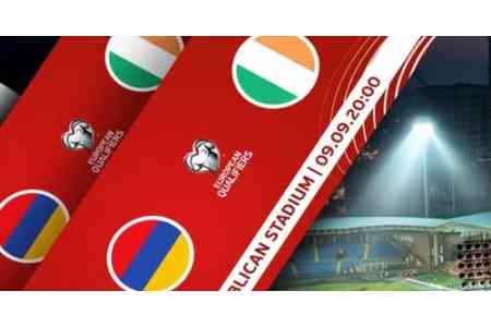 Tickets for Armenia-Ireland available 
