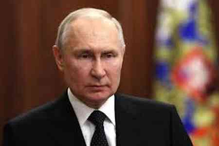 Путин поздравил 25-летием образования Союз армян России