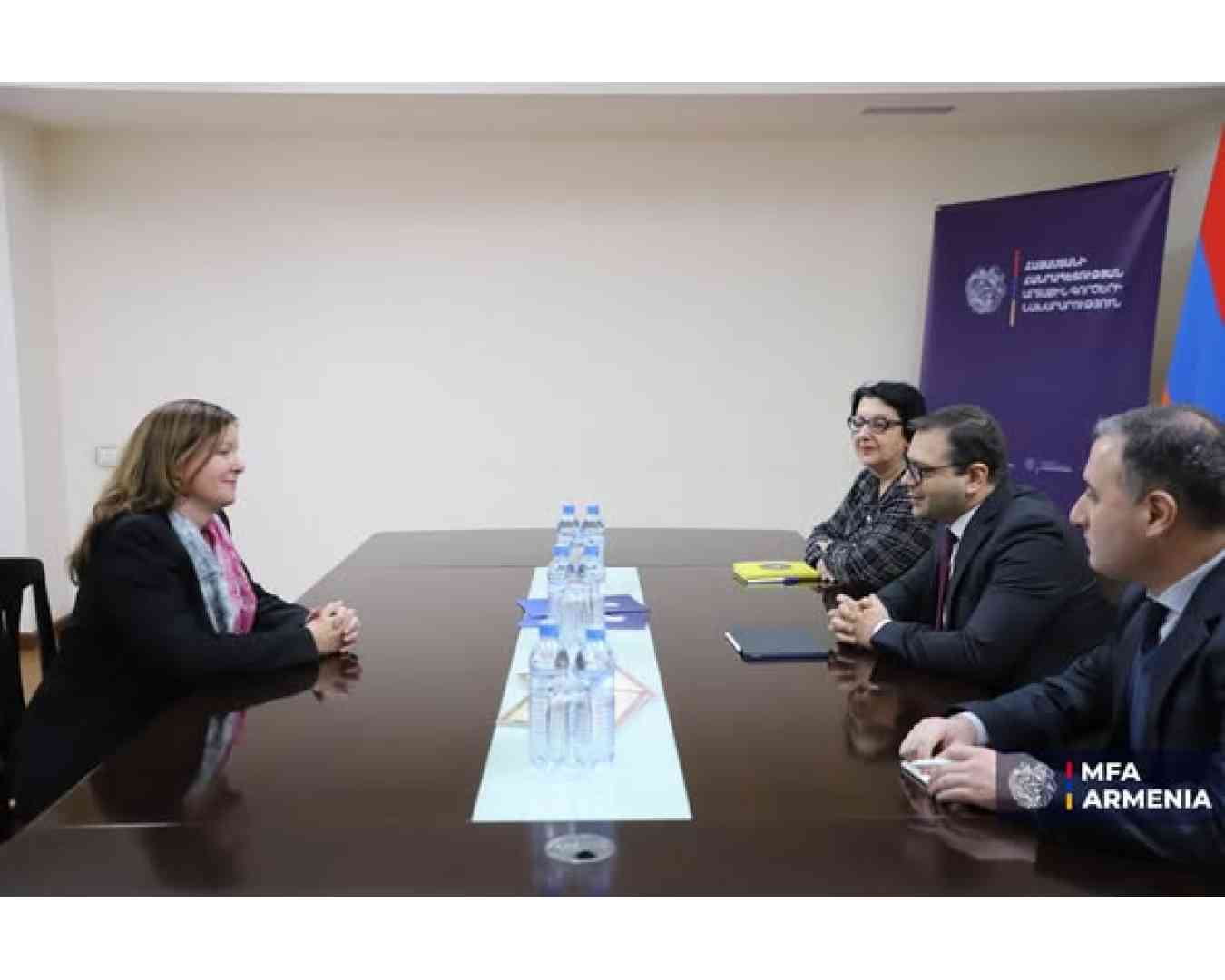 RA Deputy FM holds farewell meeting with outgoing Head of UNICEF Office in Armenia