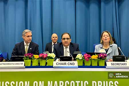 Global drug control issues to be discussed under Armenia`s UN  Presidency