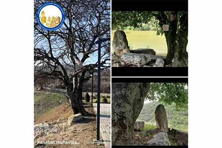 Омбудсмен культурного наследия НКР: Азербайджан уничтожил в оккупированном Арцахе хачкар XII века