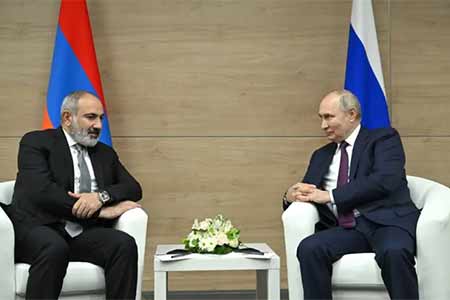 Путин надеется, что РФ и Армения сохранят настрой на укрепление отношений