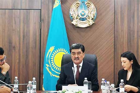 Kazakhstan`s minister of ecology presents RES program and goals to  media: 58 sessions, preparation of 51 documents, investment  agreements worth over $2bln  