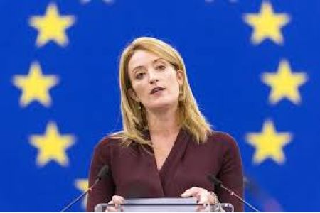 Роберта Метсола отреагировала на выпады Алиева в адрес Европарламента