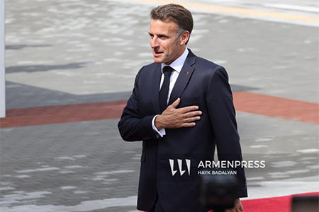 Emmanuel Macron in Gyumri: Don`t forget, France loves you!
