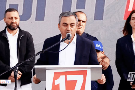 Saghatelyan: "Armenia" Bloc planning to appeal parliamentary election results to Constitutional Court