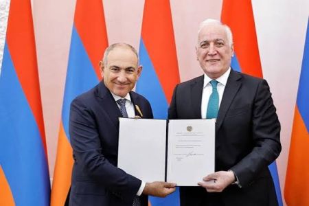 ՀՀ նախագահը վերանշանակեց Փաշինյանին ՀՀ վարչապետի պաշտոնում