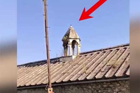 Armenian Church desecrated in occupied Hadrut